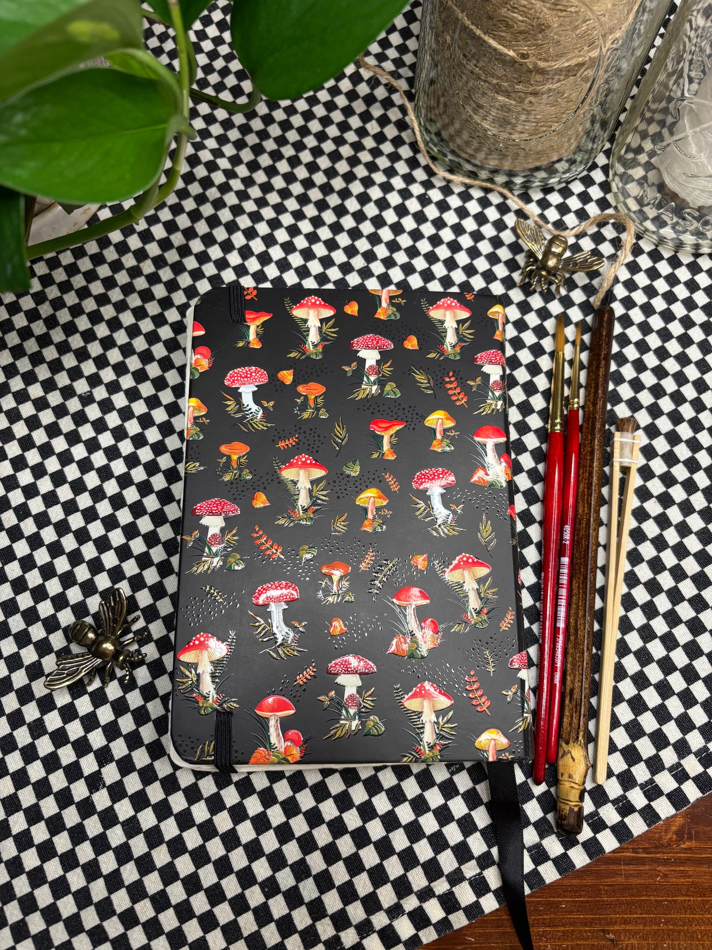 Mushroom Watercolor Journal