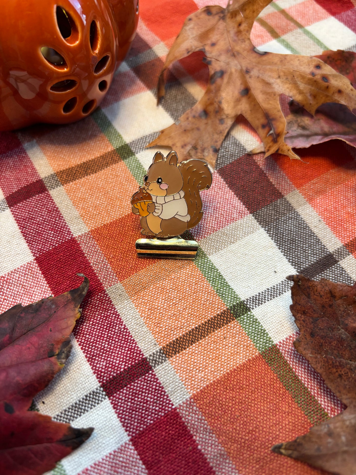 Little Nut Gatherer Bulldog Clip