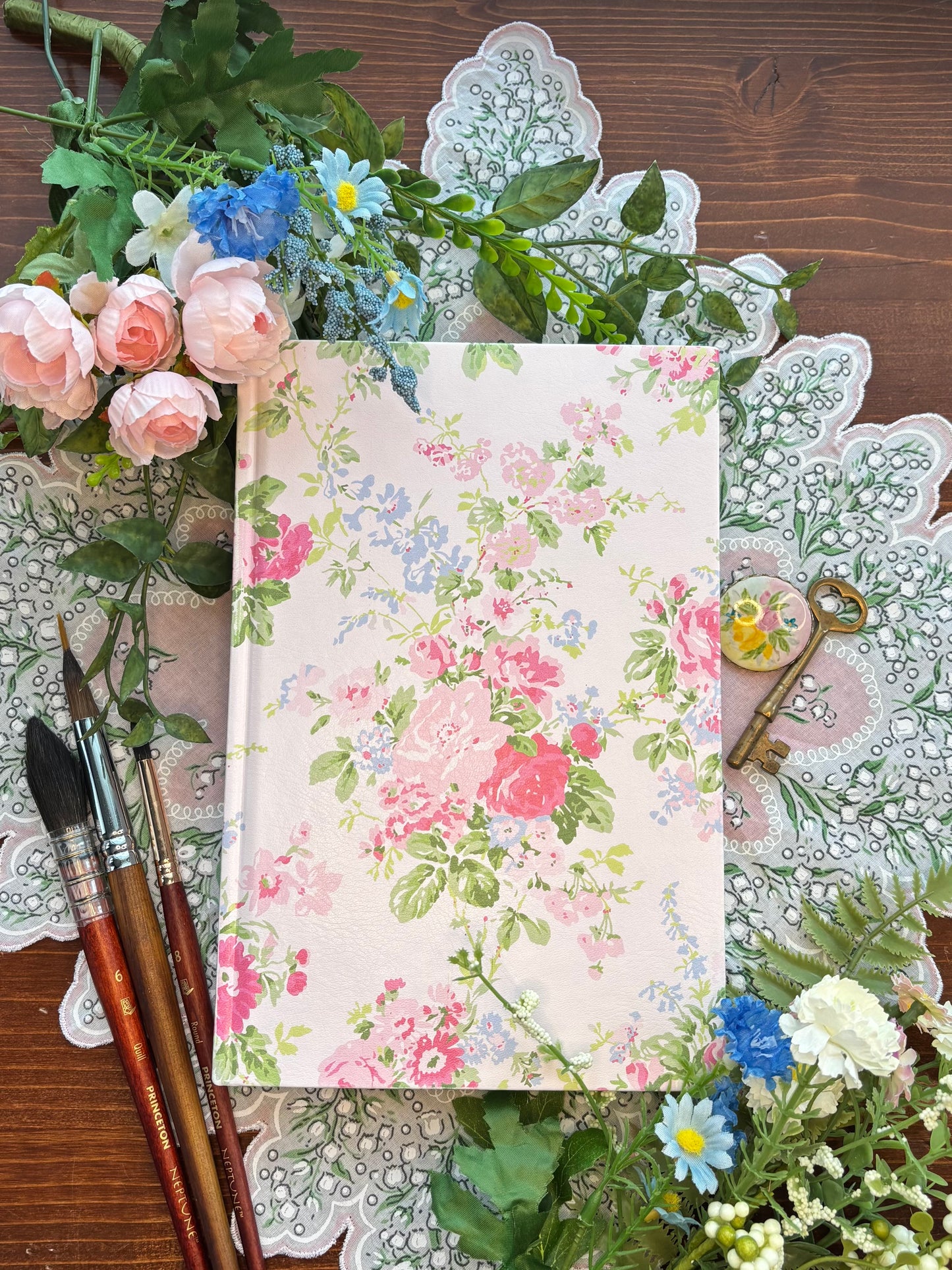Pink Summer Watercolor Journal
