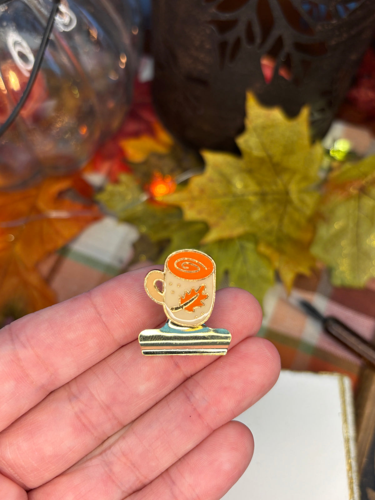 Cup of Cozy Bulldog Clip