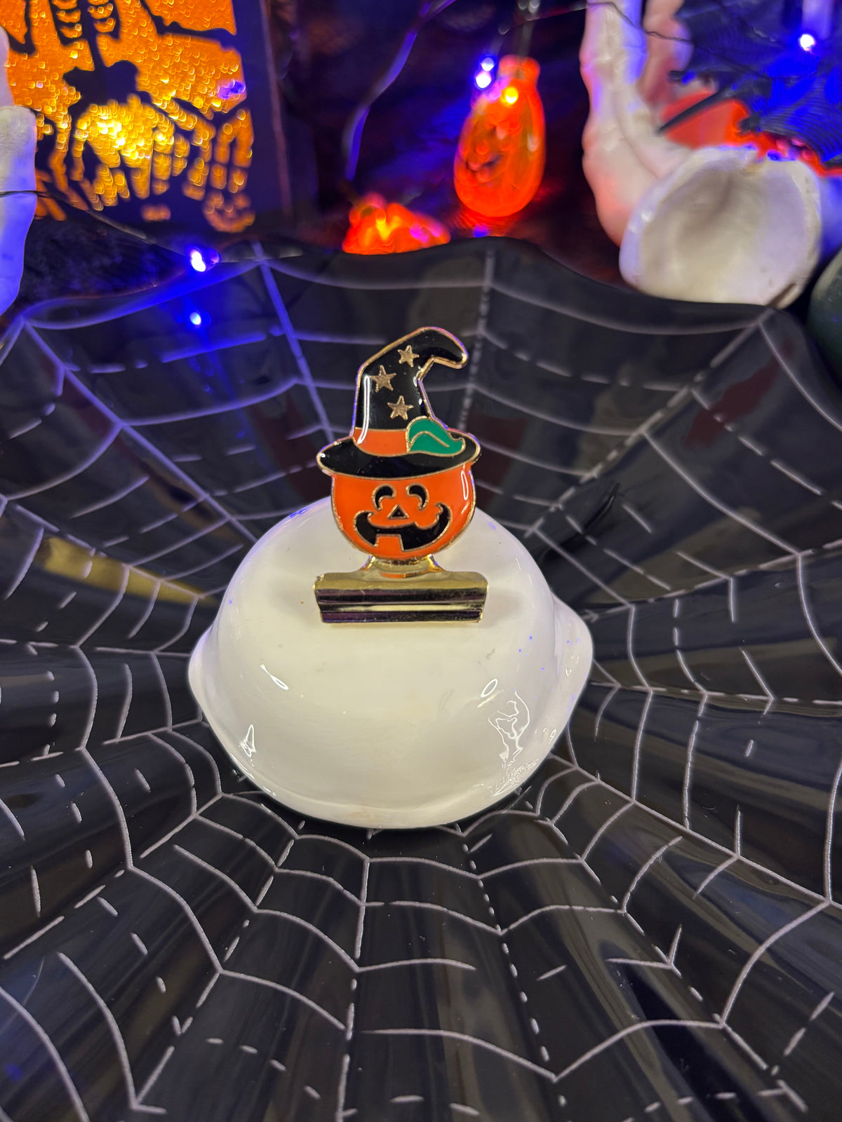 Magical Pumpkin Bulldog Clip