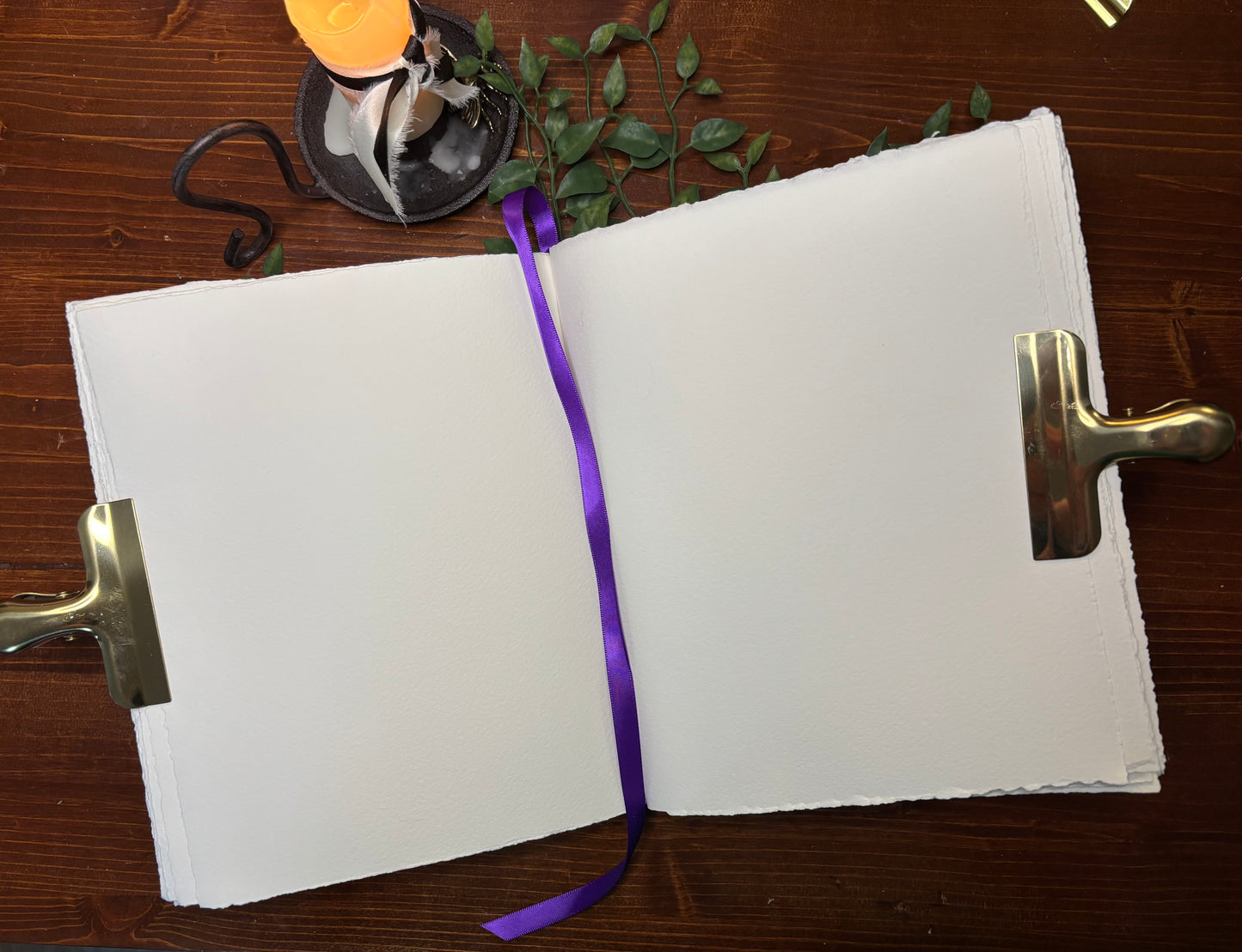 Purple Floral Journal