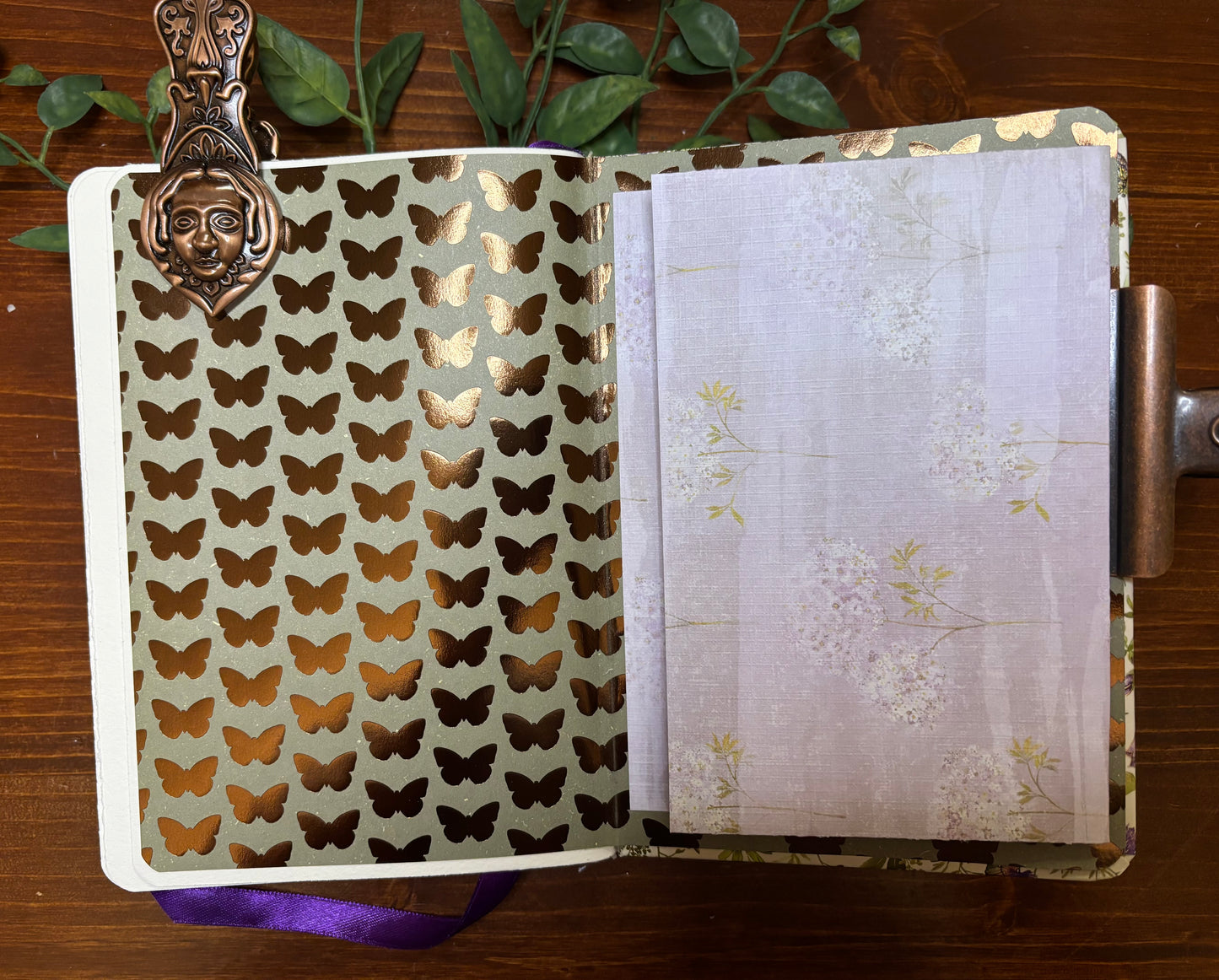 Purple Butterfly Journal