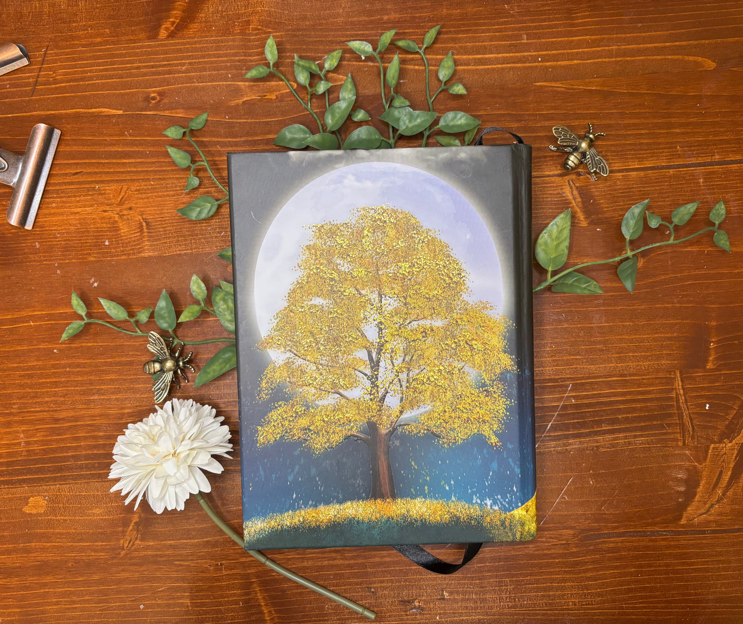Fall Moon Journal -Gold Foil