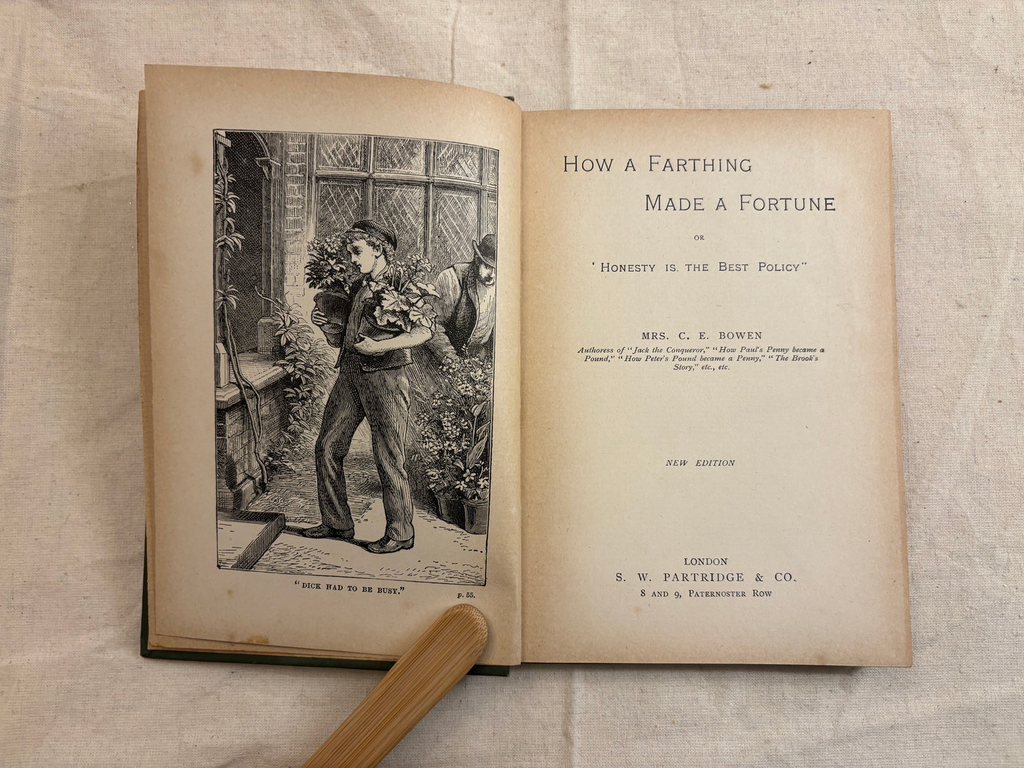 How A Farthing Made A Fortune or “Honesty is the Best Policy” - C. E. Bowen c.1817-1890