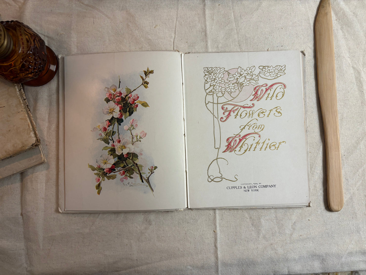 Wild Flowers from Whittier - J.G. Whittier c.1909 (Rare, highly collectible)