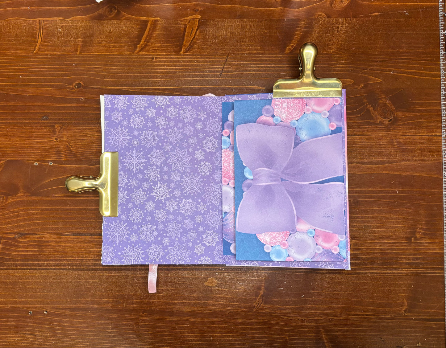 Pretty in Pink Christmas Journal