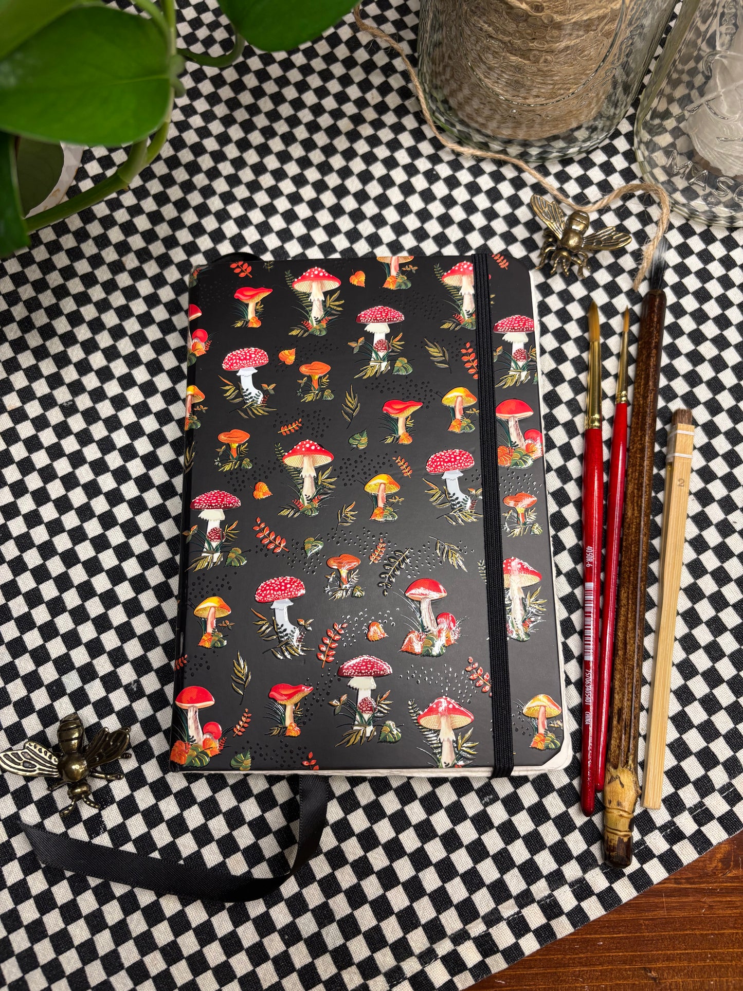 Mushroom Watercolor Journal