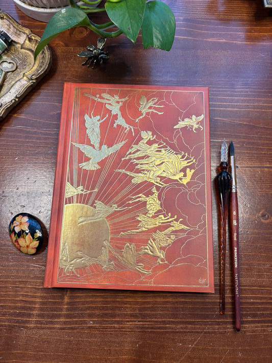 Orange Gilded Fairy Journal