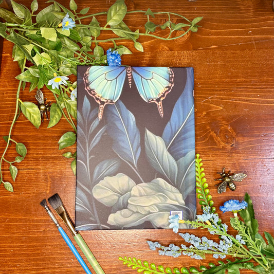 Blue Butterfly Watercolor Journal