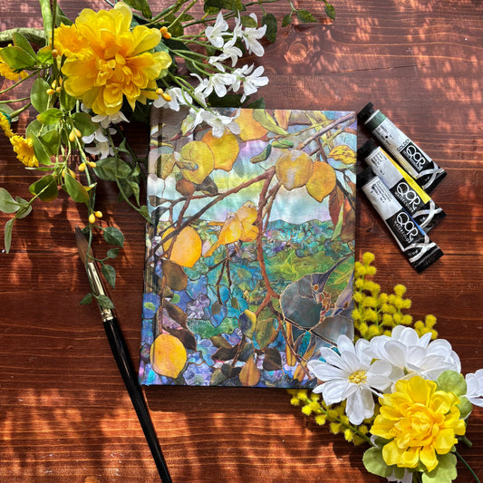 Birds in a Lemon Tree Watercolor Journal