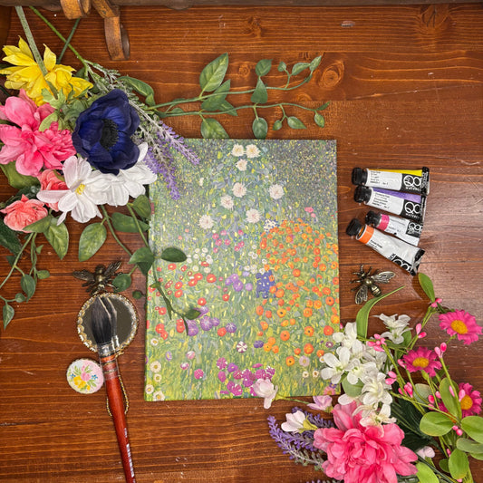 Floral Garden Watercolor Journal