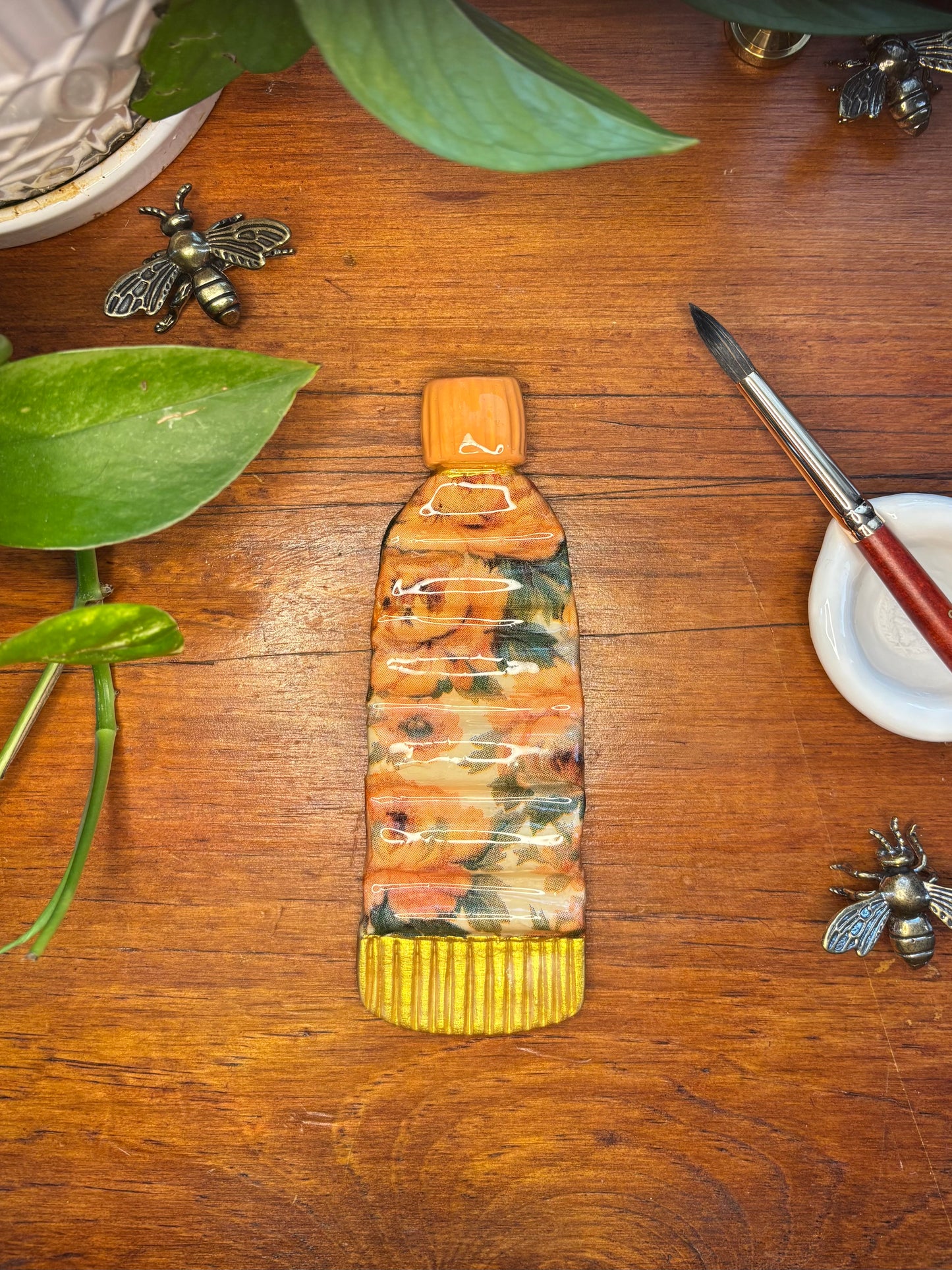Paint Tube Brush Rest