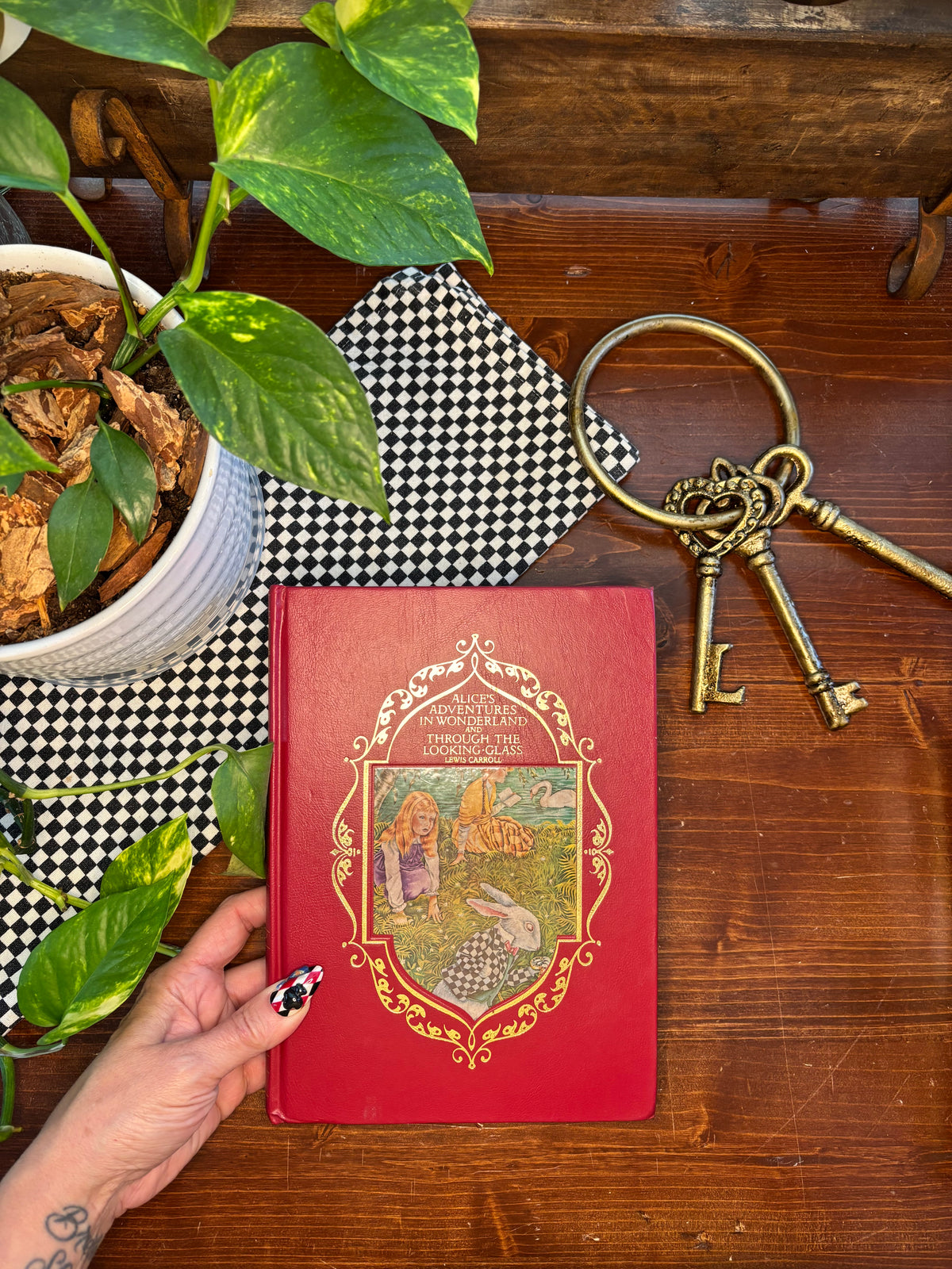 Alice’s Adventures in Wonderland and Through the Looking Glass Watercolor Journal