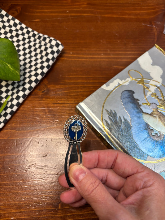 Collectible Blue Heart Bookmark