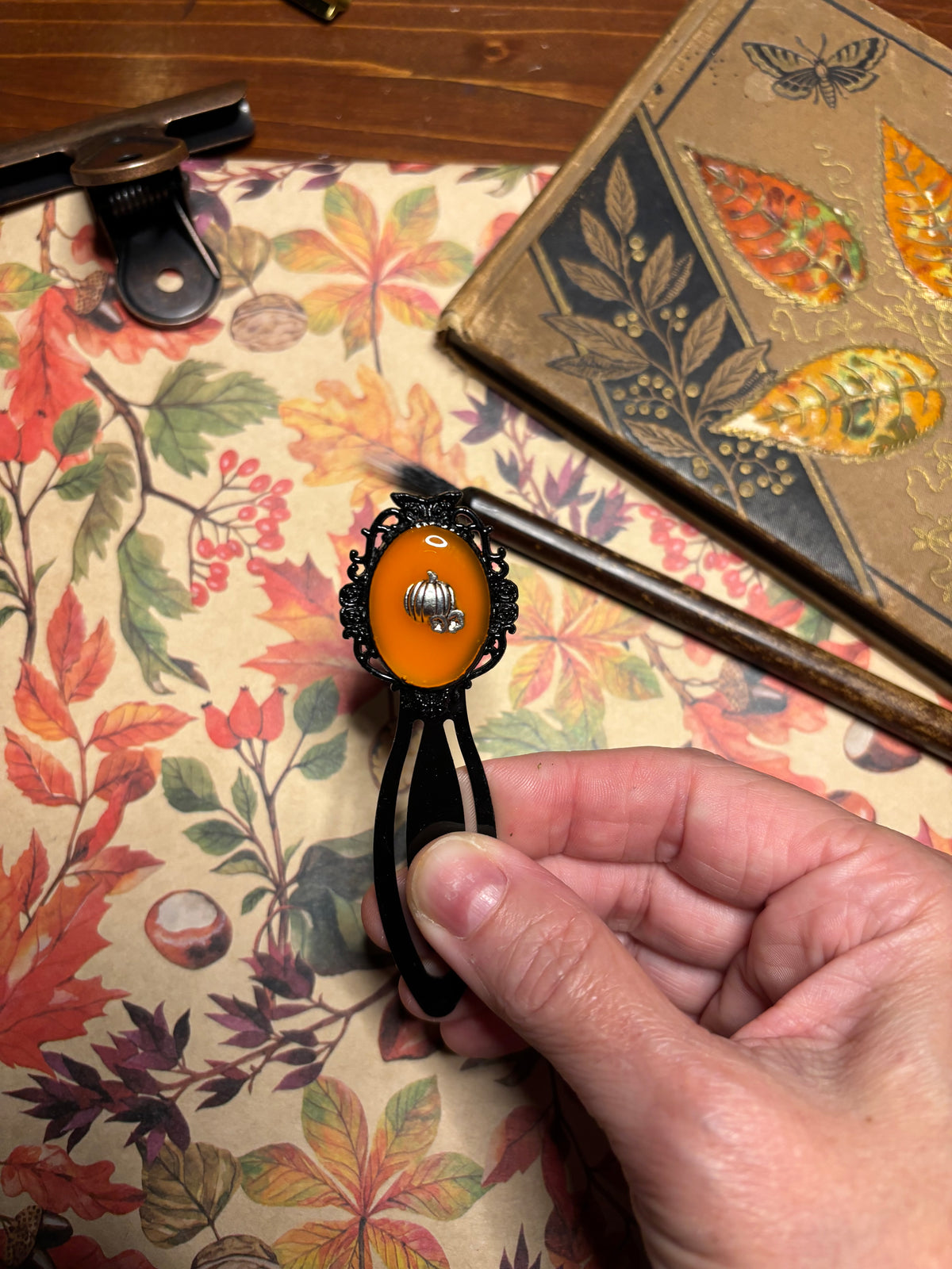 Collectible Pumpkin Bookmark
