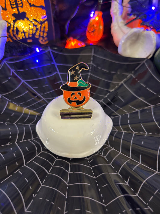 Magical Pumpkin Bulldog Clip
