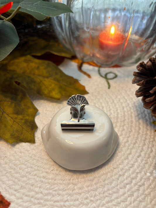 Ginkgo Leaf Bulldog Clip