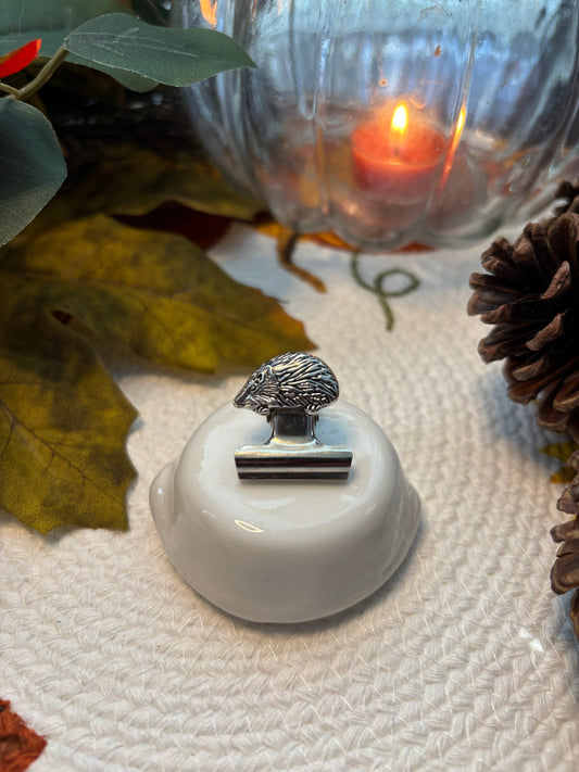Hedgehog Bulldog Clip