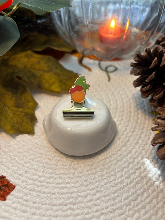 Little Acorn Bulldog Clip