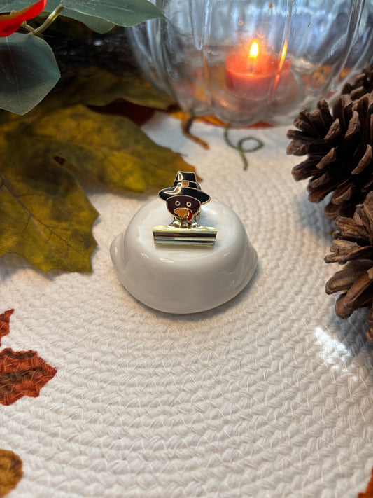 Turkey Trot Bulldog Clip