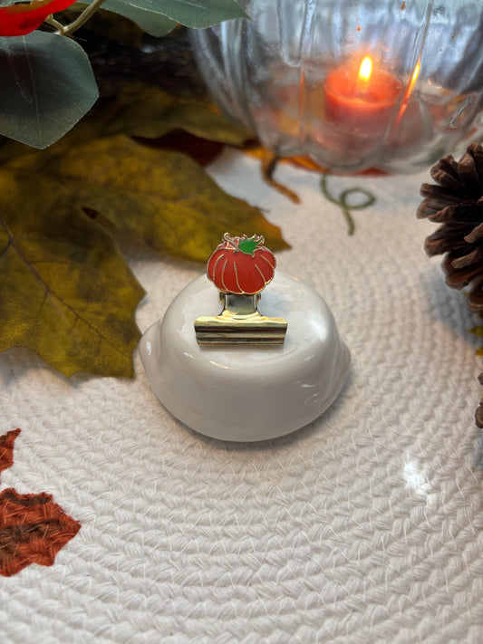 Hello, Pumpkin Bulldog Clip