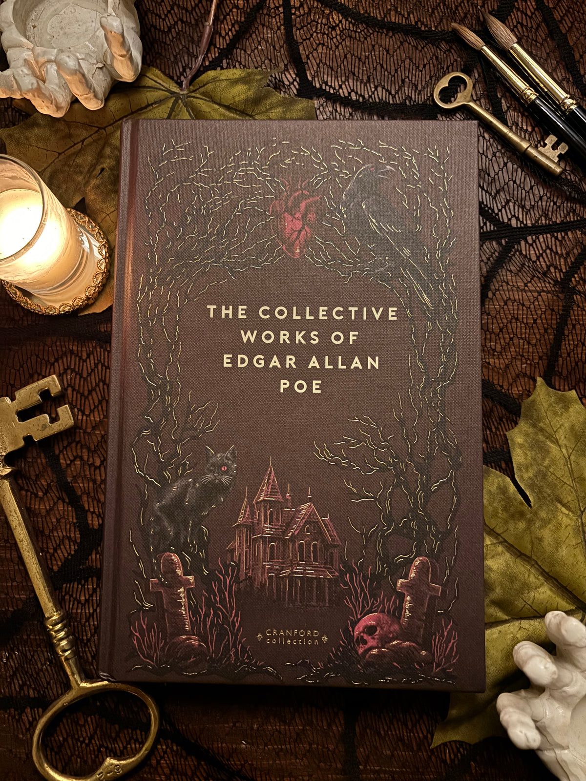 The Collective Works of Edgar Allen Poe Watercolor Journal