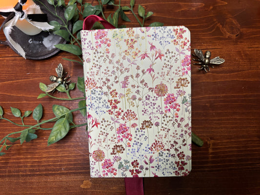 Cream Floral Journal -Gold Foil