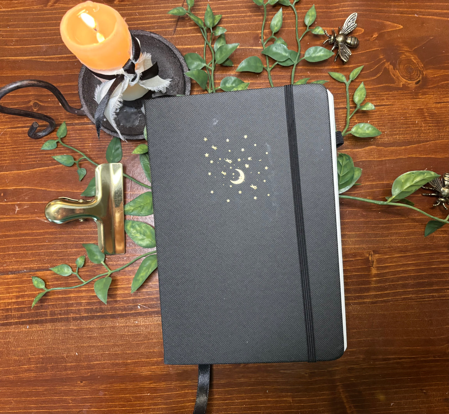 Black Moon and Stars Journal