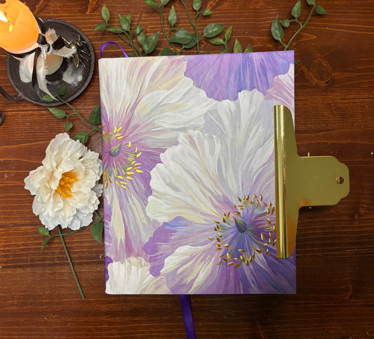 Purple Floral Journal