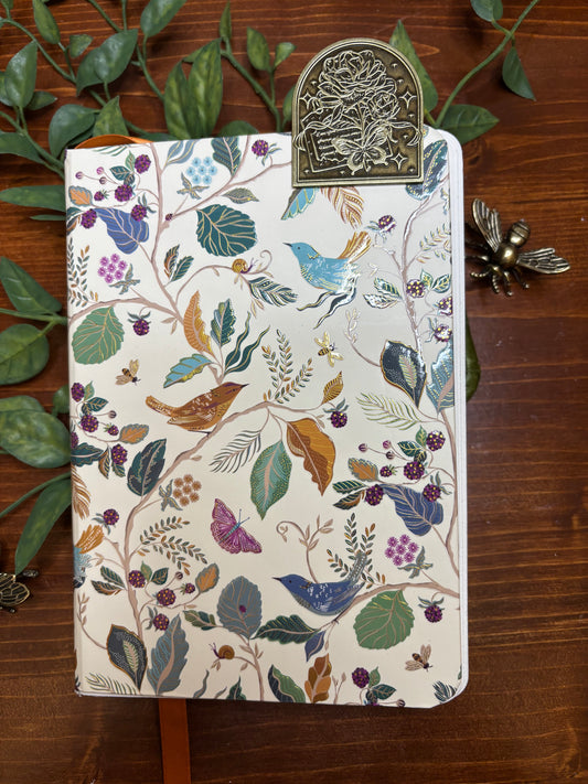 Fall Journal - Orange Ribbon -Gold Foil