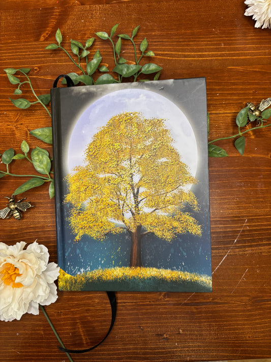 Fall Moon Journal -Gold Foil