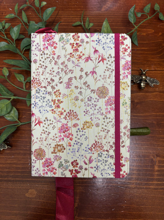 Cream Floral Journal -Gold Foil