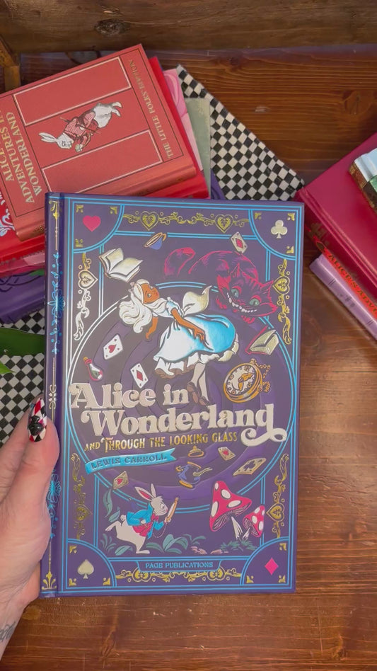 Alice in Wonderland and Through the Looking Glass Watercolor Journal