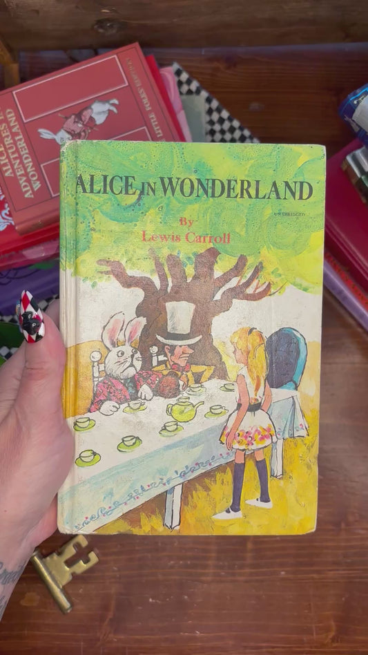 Alice in Wonderland Watercolor Journal