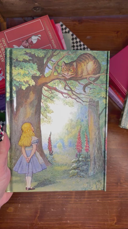 Alice and the Cheshire Cat Watercolor Journal