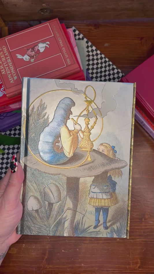 Alice and the Caterpillar Watercolor Journal